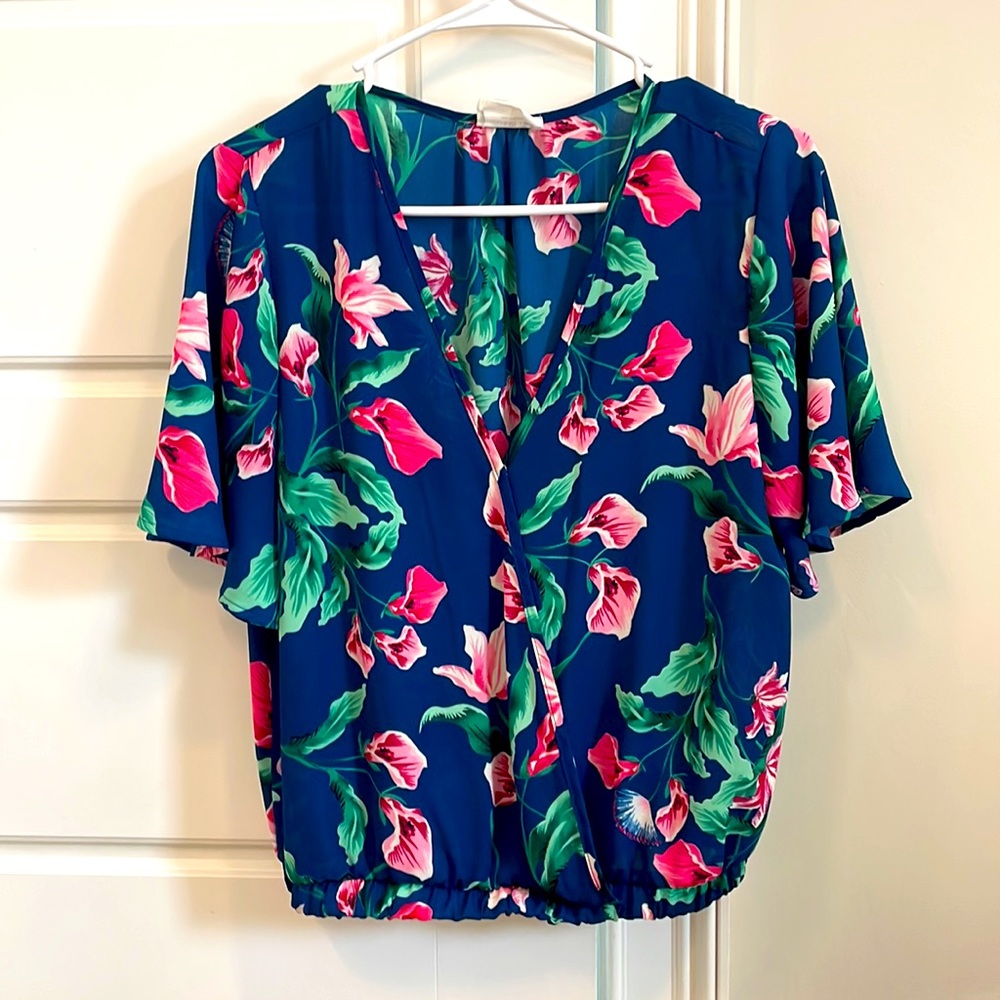 Sienna Sky Teal Blouse